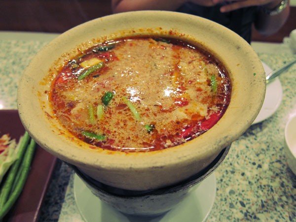 a very spicy thai soup