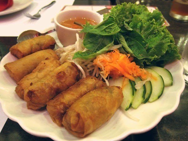 Crispy spring rolls, P195 at Zao Vietnamese Bistro