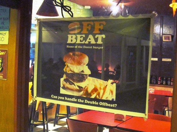 Off Beat: Home of the Donut Burger