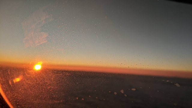 View on a plane